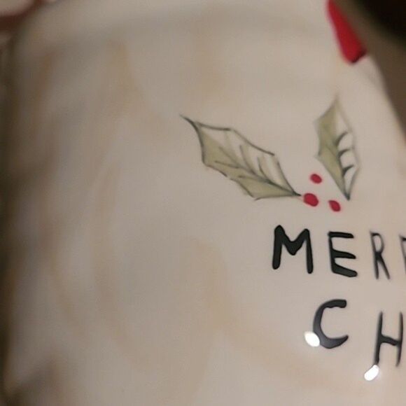 Santa Mug COFFEE cup international cookies milk merry jolly Christmas Retro - Picture 10 of 16